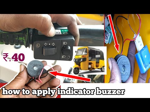 Bajaj Auto Main indicator Buzzer kaise lagate hai ! How to install turn indicator sound buzzer Hind