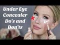 OVER 40?!! 9 CONCEALER TIPS | Do's and Don'ts for Mature Under Eyes With Wrinkles and Dryness