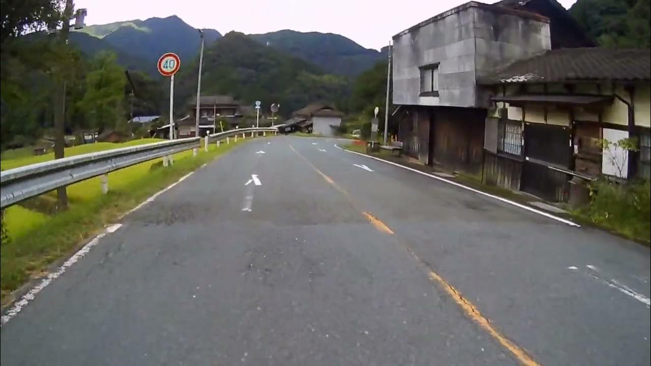 9466 福岡県八女市黒木町大淵付近442号線矢部川沿い矢部川河口福岡柳川まで ルート87( root87) YouTube