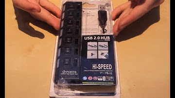 Unboxing & Overview: 7 Port USB Hub with Individual Power Switch