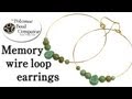 How to Make Memory Wire Earrings