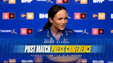 Pearce post-match v St Kilda