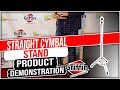 Griffin Straight Cymbal Stand Drum Hardware Product Review and Demonstration Model C80