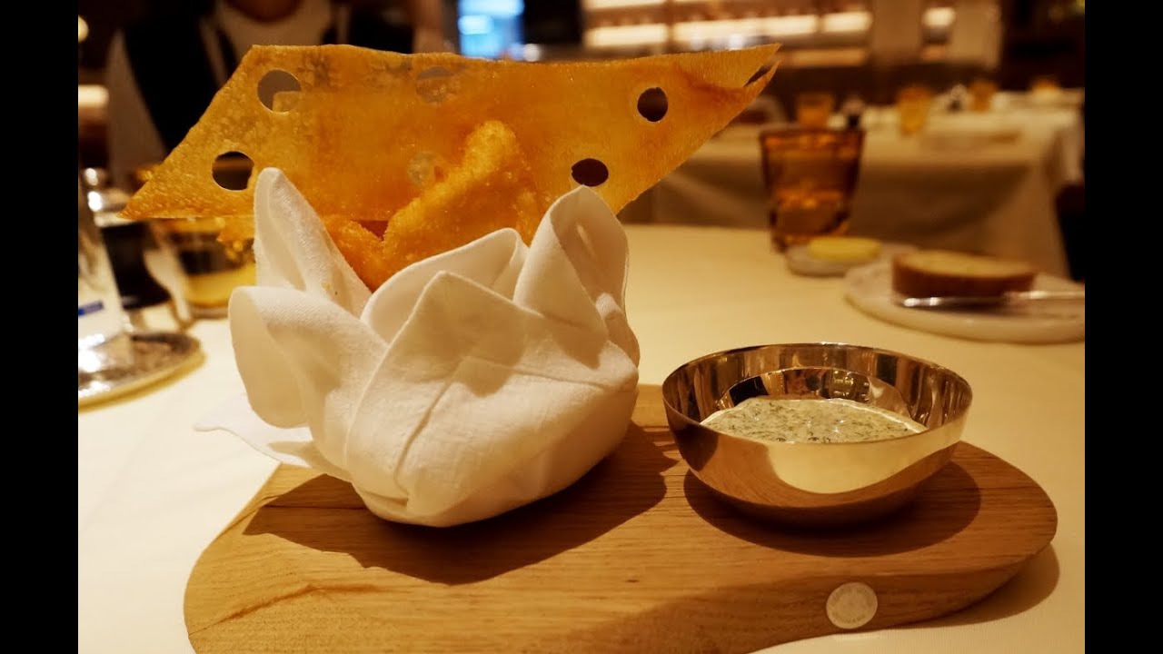 Luxury fish and chips at The Dorchester Grill YouTube