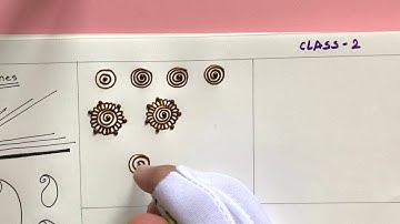 Basic Henna Lesson for Beginners | Class #2 | Henna/Mehndi Drawing Class