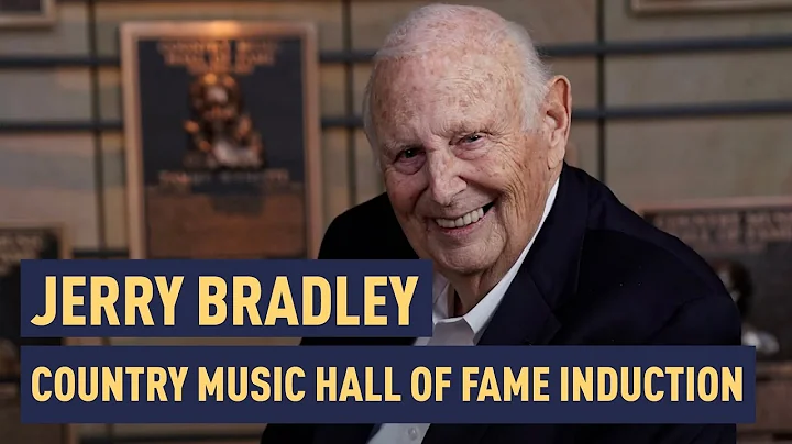 Jerry Bradley | 2019 Country Music Hall of Fame In...