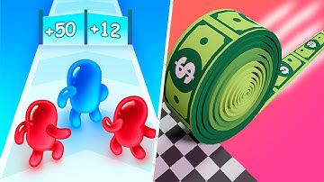 Satisfying Mobile Games 2023 - Join Blob Clash 3D, Brick Builder!, Muscle Rush, Sandwich Runner...