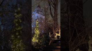 Come with us to walk the Christmas lights at Casa Loma! #christmas #cozy #snow #winter #holiday