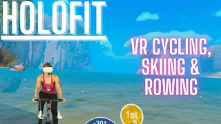 HOLOFIT - VR Cycling, Skiing, Rowing & More! VR Fitness App | Oculus Quest screenshot 1