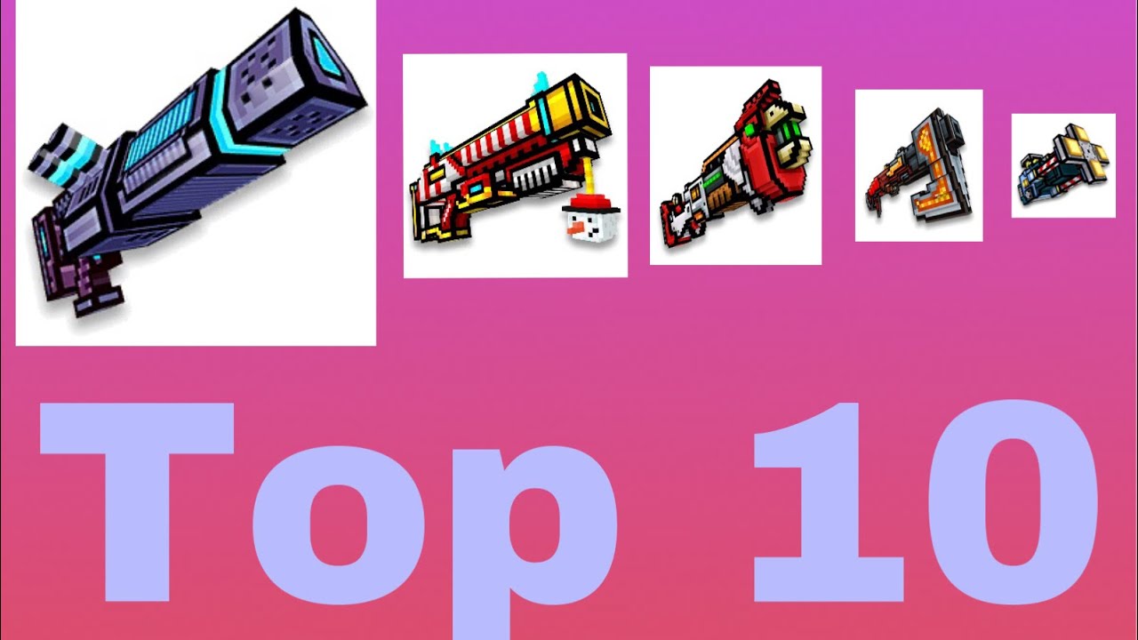 Top 10 best SHOTGUNS in Pixel Gun 3D YouTube