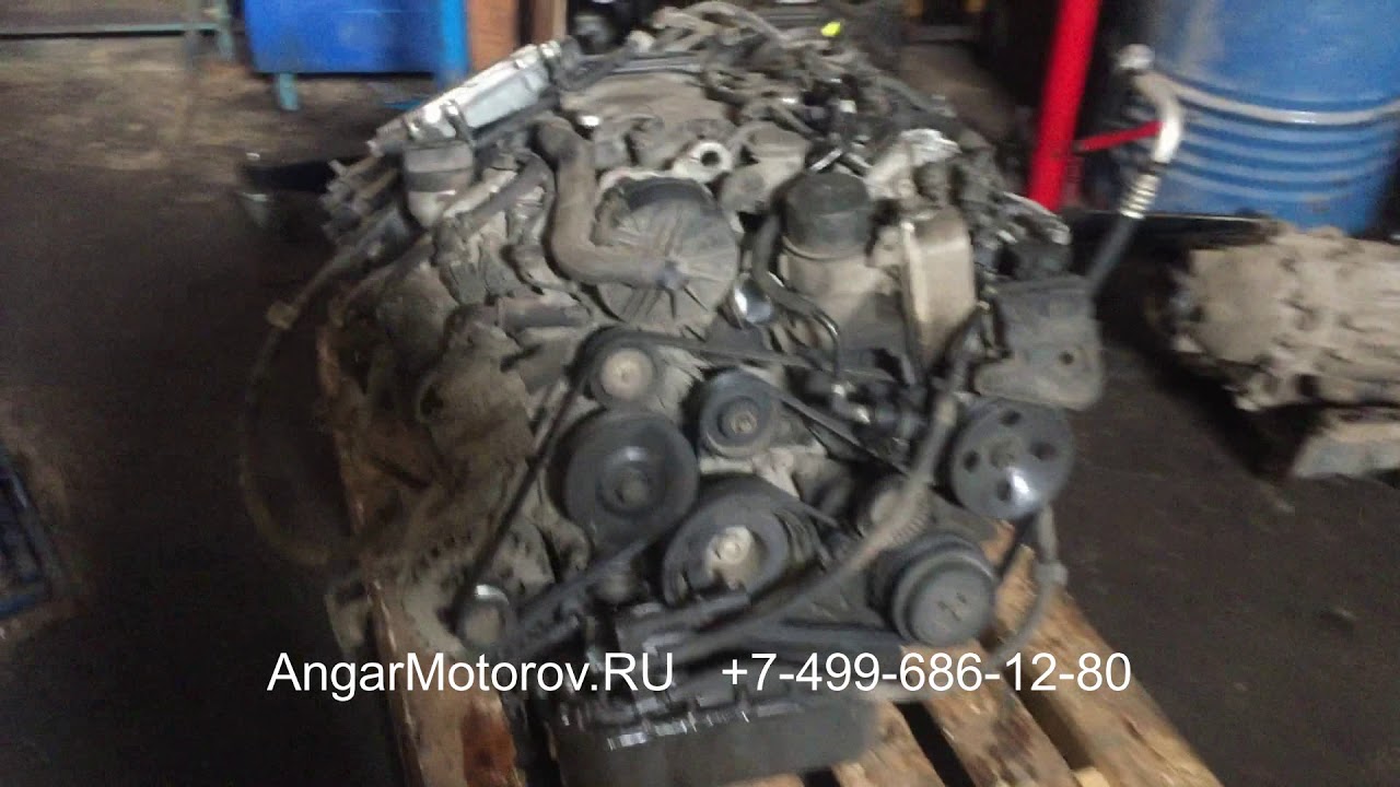 Приехал в Ремонт Мерседес Мл 350 W164 с легендарным двигателем M272 ...