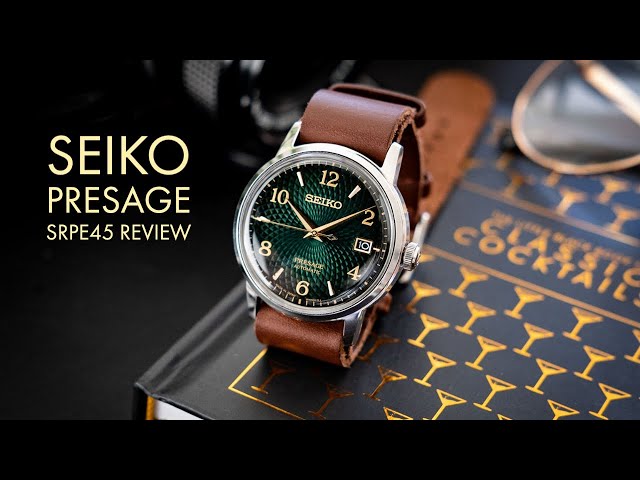 This Seiko 'Cocktail Time' has the MOST incredible dial! | Presage 2020 | SRPE45 Review class=