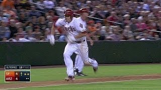 SF@ARI: Parra hits a sac fly as D-backs take lead