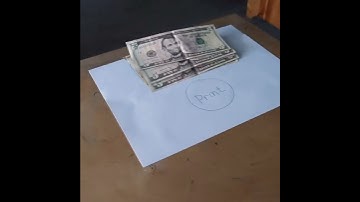 Printing Money with Blender VFX  #shorts