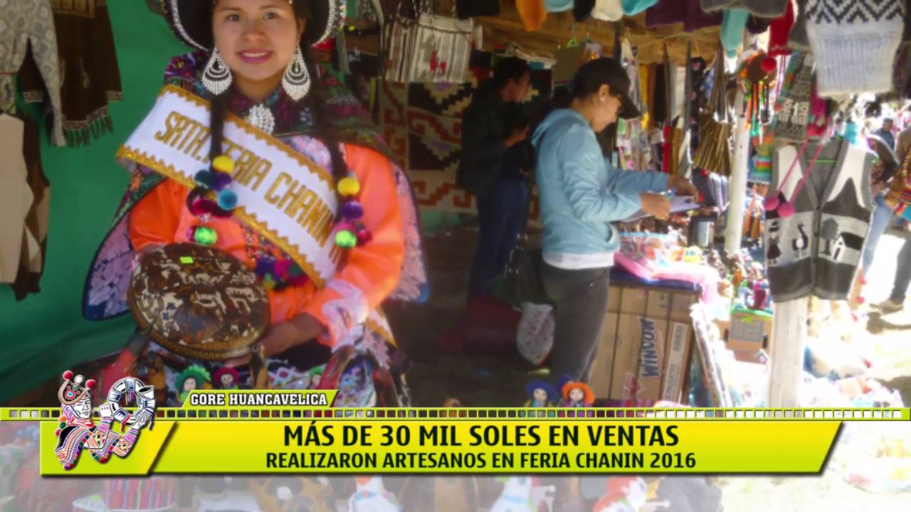 ARTESANOS VENDEN MÁS DE 30 MIL SOLES EN CHANIN 2016 regional pokemon