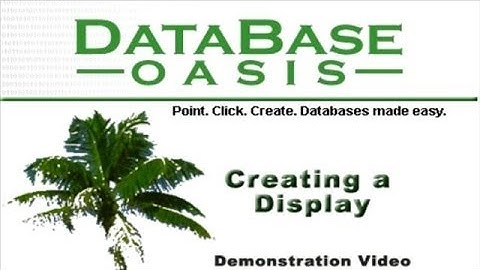 Database Oasis Designer