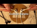 ASMR EarPods Scratching with 6 Types of Cotton Swabs (No Talking)