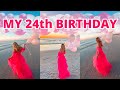 Vlog my 24th birt.ay  nails surprises overnight stay