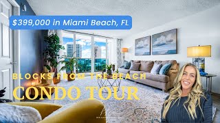Live the Miami Beach Lifestyle for $399K | Condo Tour