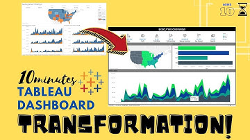 Dashboard Transformation in Under 10 mins | Tableau Tutorial