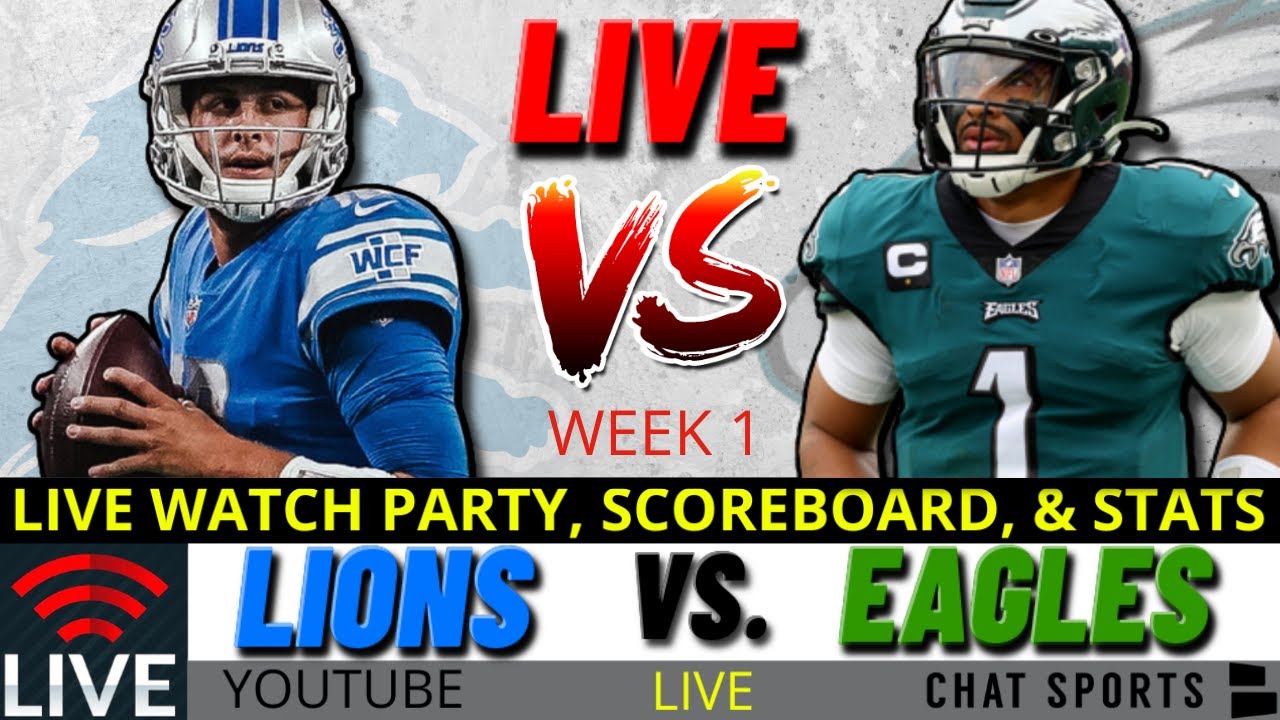 Eagles-Lions in-game updates