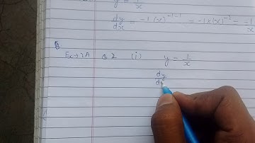 Differentiation class 11th RS Aggarwal EX- 2A question- 2(1)