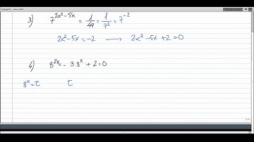 Mates V 4ESO Logaritmos (07) Ecuaciones exponenciales