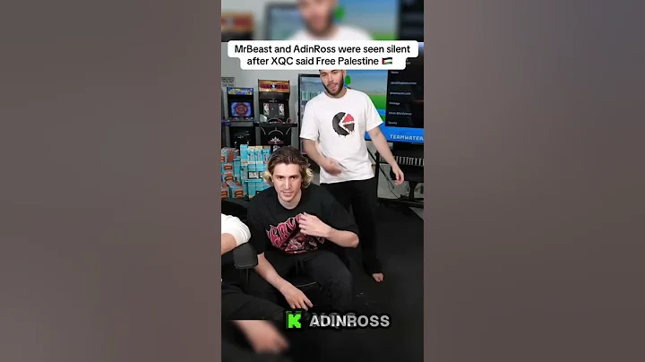 MrBeast Was Silent After Adin Ross & xQc Said "Free Palestine"😳 #adin #funny #ishowspeed #clips