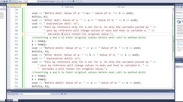 Pass by Value VS Pass by Reference in C++ Programming