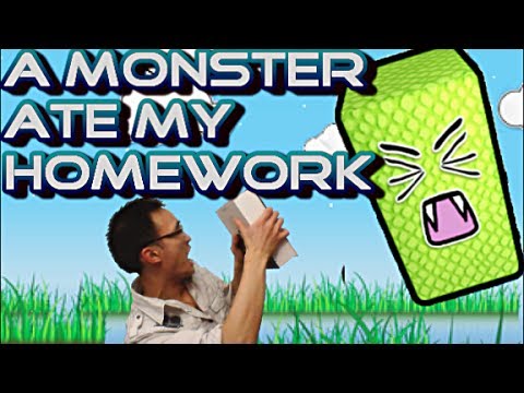 monster ate my homework game