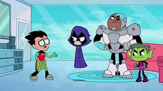 Chase Marshall And Skye Reacts When Raven Beast Boy And Cyborg Beat Up Robin For The Cookie