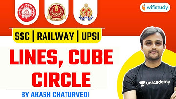 10:00 PM - SSC & Railway Exams | Reasoning Questions by Akash Chaturvedi | Line, Cube & Circle