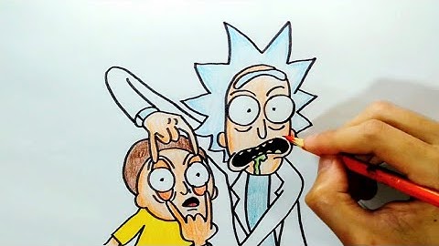 How to Draw RICK and MORTY ✍️🛸🧪 