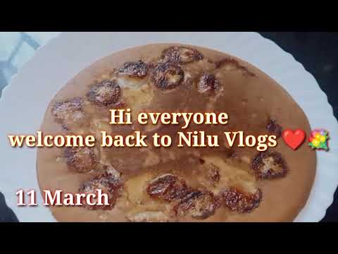 Banana Pie with 1 egg l Easy and tasty recipe by Nilu Vlogs