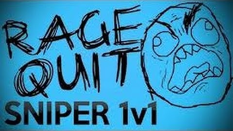 1v1 Quick Scope RAGE QUIT Black Ops 2