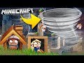 BAZA VS TORNADO - TORNADO CHALLENGE MINECRAFT | Vito VS Bella