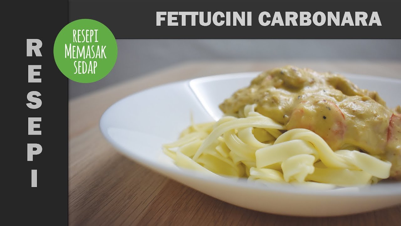 Resepi Fettucini Carbonara Cheese Tuna Prego Spaghetti 