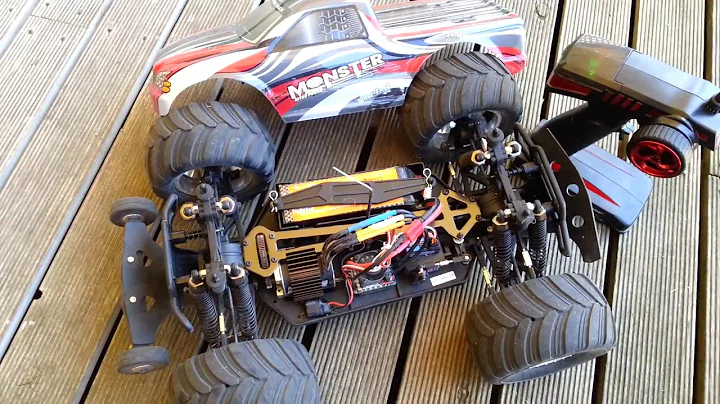 Running video with new brushless system HSP Monster Truck