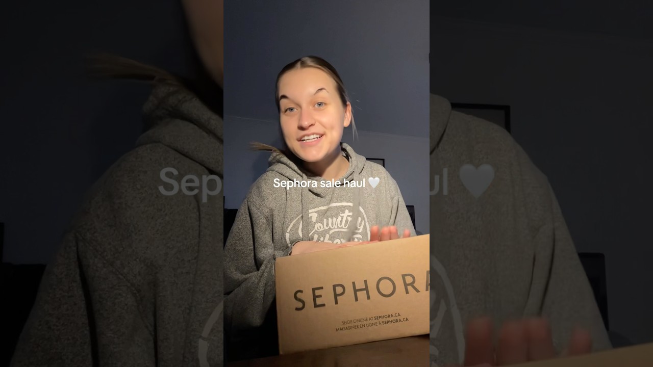 Sephora sale unboxing!! 🤍🤍 