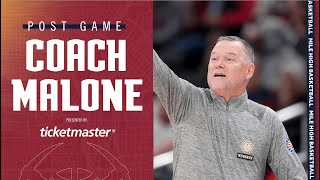 Nuggets Postgame Media Coach Malone Den Vs. Was
