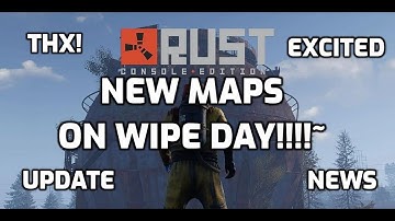 Rust Console News | NEW MAP On Wipe Ps4 Xbox Ps5 Rust Console Edition Update News Alert New Map Seed
