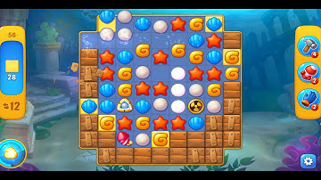 Fishdom Level 56 with NO BOOSTERS