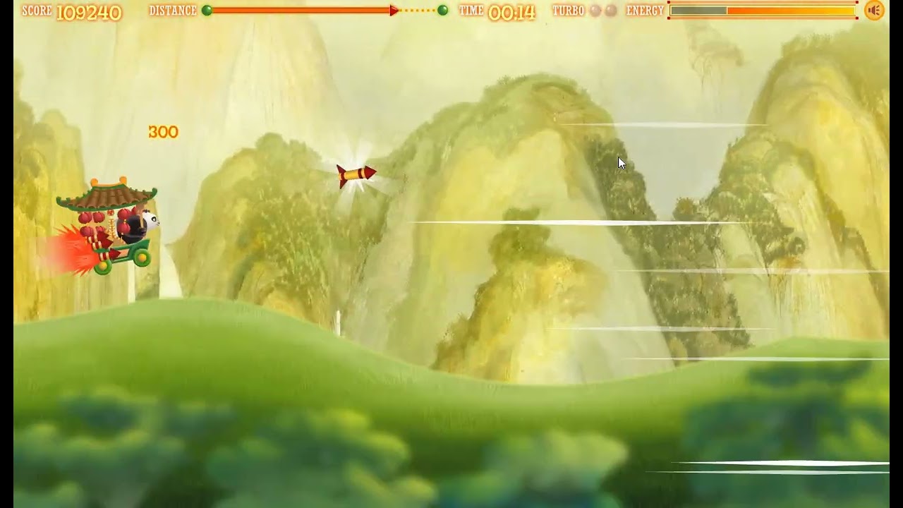 Kung Fu Panda World FireWorks Kart Racing Flash Game