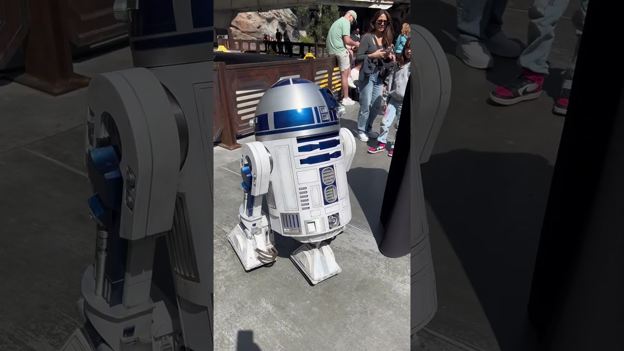 R2-D2robot Disneyland 