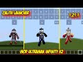Review Mod Ultraman Infinity V2 Zalith Launcher Minecraft Indonesia