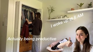I WOKE UP AT 6AM *productive morning routine