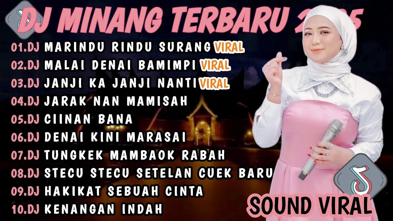 DJ MINANG TERBARU 2025 FULL BASS | VIRAL TIKTOK🎵 DJ MARINDU RINDU SURANG MALAI DENAY BAMIMPI🎵VIRAL