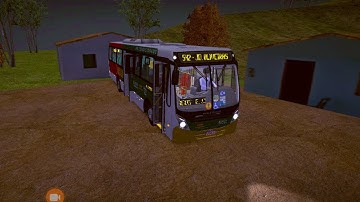 Proton bus simulator 2 com MOD map Novo recanto linha 542 com Neobus mega plus padrão a noite