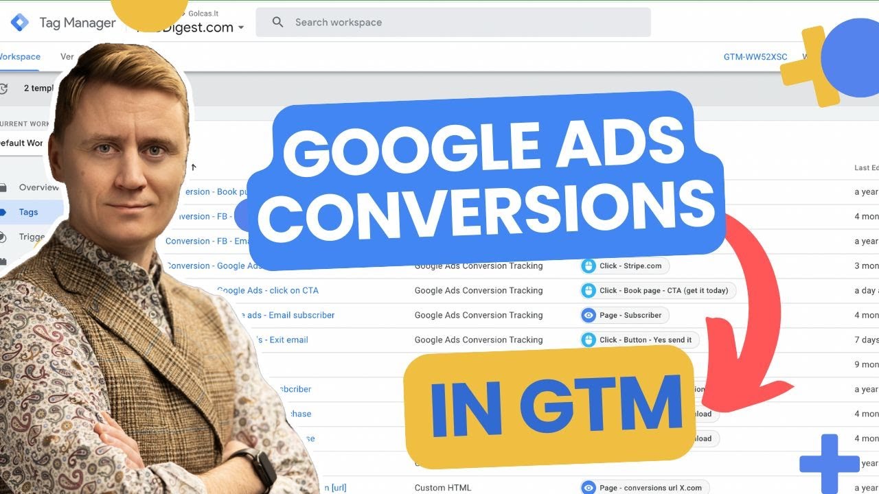 How to create Google Ads conversions with GTM - YouTube