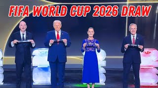 FIFA World Cup 2026 Official Draw by the 3 Host Countries Leaders | Trump | Carney | Claudia Pardo